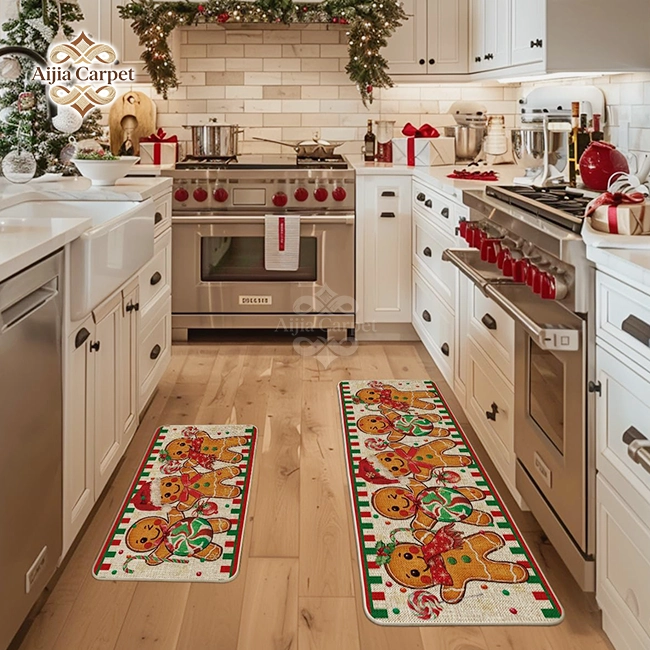 Christmas Padded Kitchen Mat